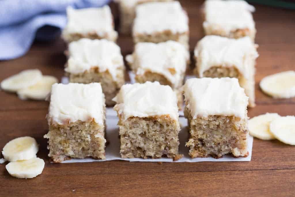 Banana Bread Bars from tastesbetterfromscratch.com