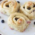 Lemon Blueberry Rolls - super soft and fluffy and SO EASY to make from scratch! | Tastes Better From Scratch