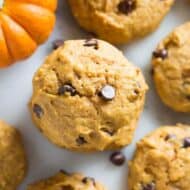 Pumpkin Chocolate Chip Cookies | tastesbetterfromscratch.com