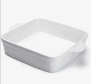 porcelain baking dish